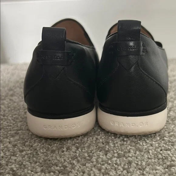 Cole Haan Black Leather Flats - Picture 4 of 6